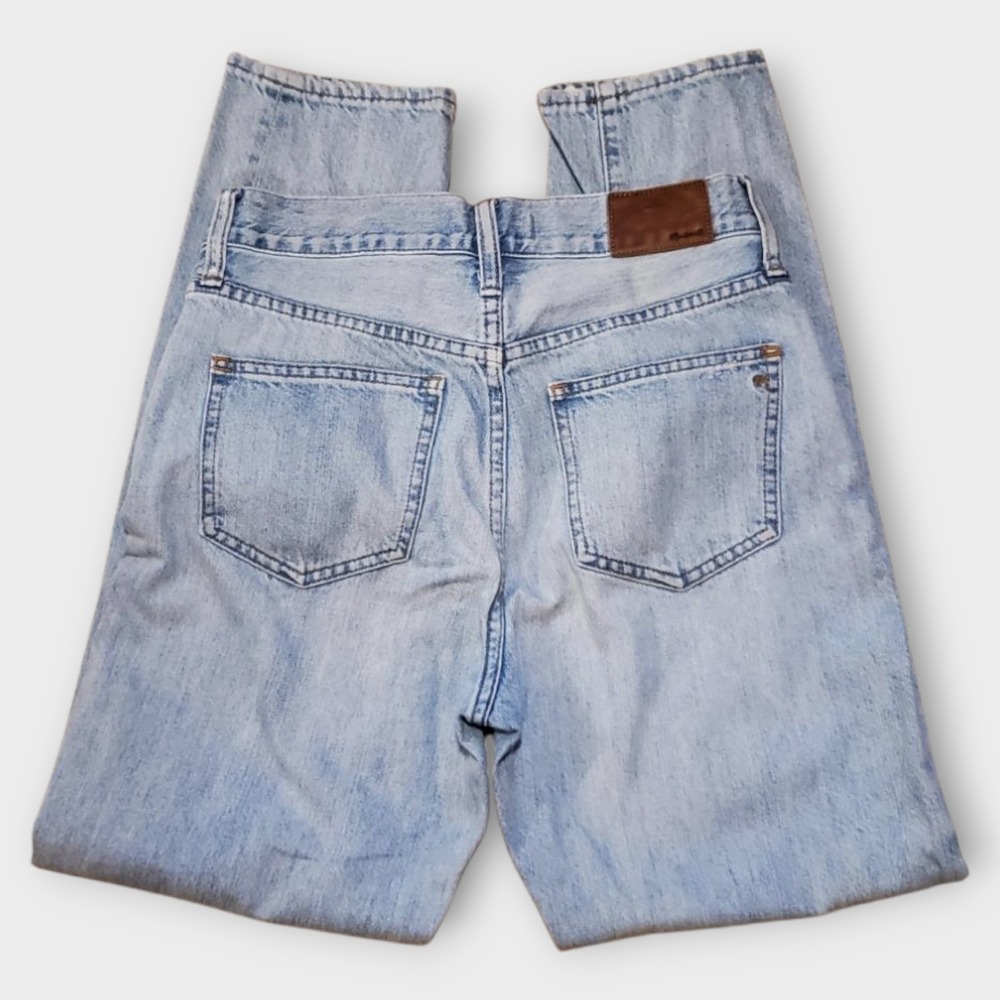 Madewell Perfect Summer Jean Light Wash Denim Size 26‎ Tapered Leg Discontinued - Picture 12 of 15